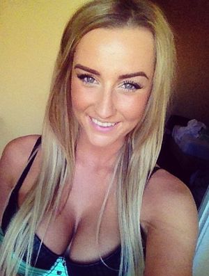 sexy girl has big perky tits