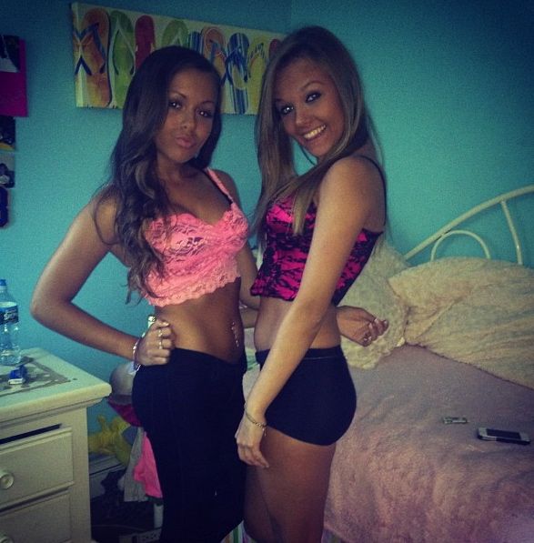 two gorgeous girls with sexy fucking asses
