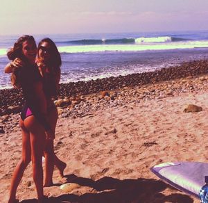 cute girl showing her perky tight ass