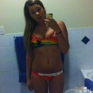 Fabulous athletic body in incredible homemade ex-girlfriend photo