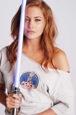 Leia lets her hair down