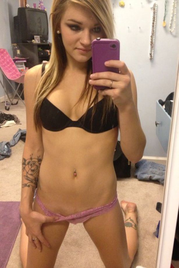 Hot teen homemade in amazing rookie g-string photo