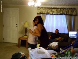 Sweet and shy, Roxy slowly lets her gaurd down, and her big tits out of that tight dress for all to see! To see more join Crazyexgfs.com rig