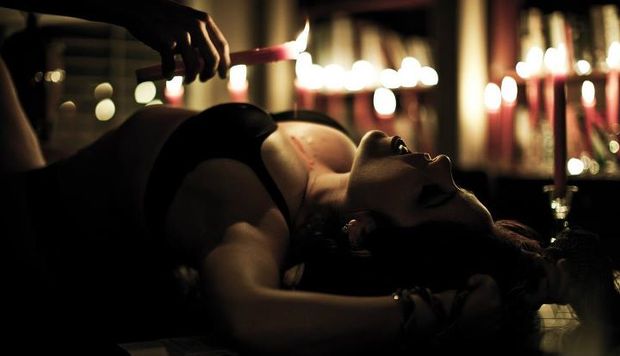Hot bdsm pic featuring hot brunette lace
