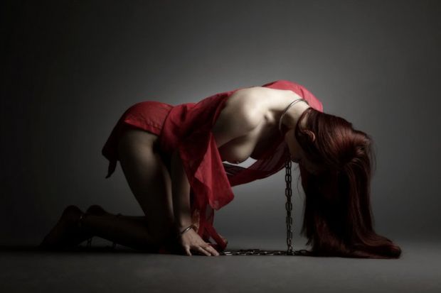 Incredible bondage photo