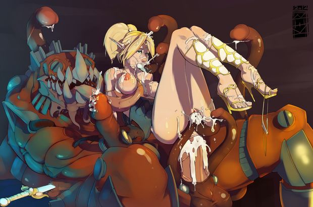 Amazing deepthroat anime porn pic
