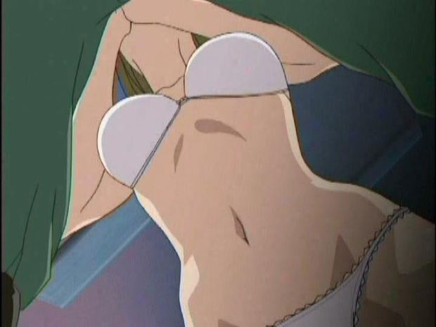 Hentai hot bitch sucking dick in her bra and panties