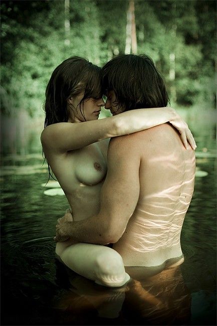 Couple in the water