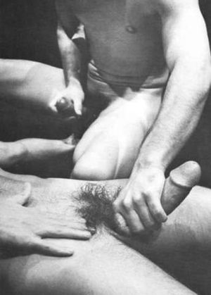 Superb gay in this awesome playing with self picture