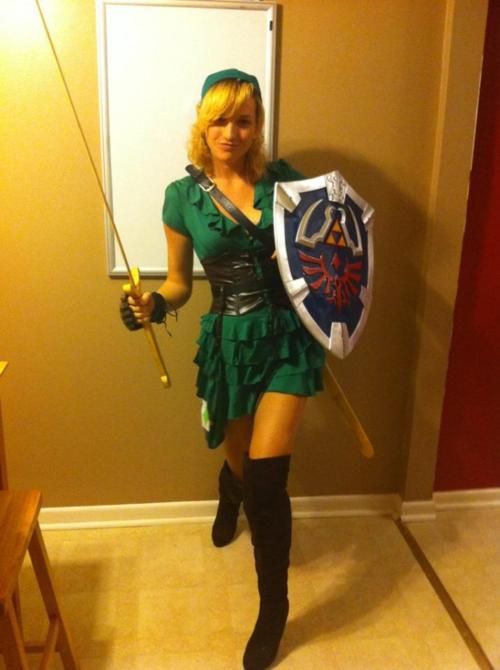 Awesome costume photo featuring gorgeous blonde