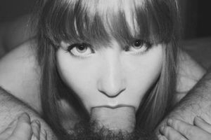 Amazing amateur blowjob pic with a lovely novice