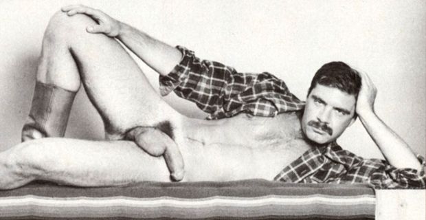 Hot throwback picture with superb gay