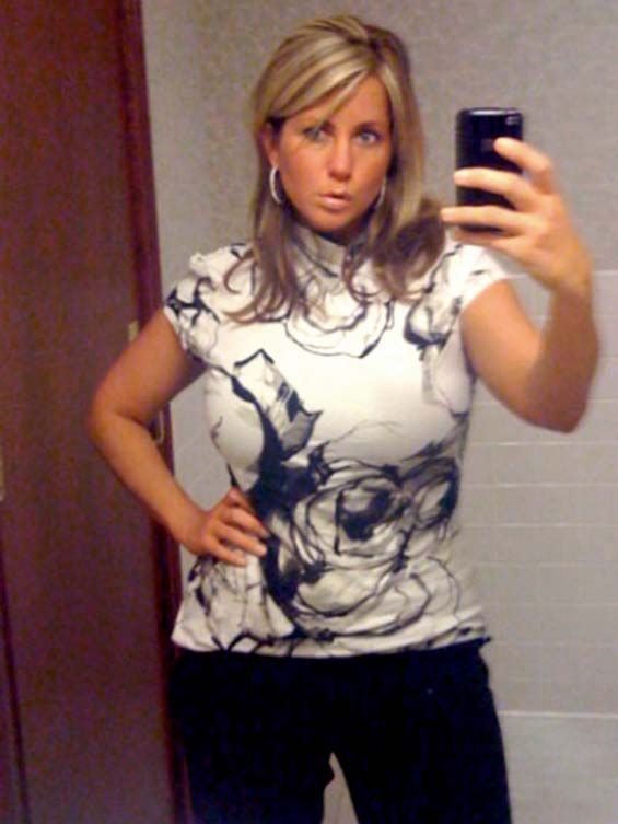 Hot rookie selfshot picture with amazing blonde mother
