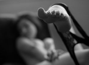 Hot masturbation g-string picture