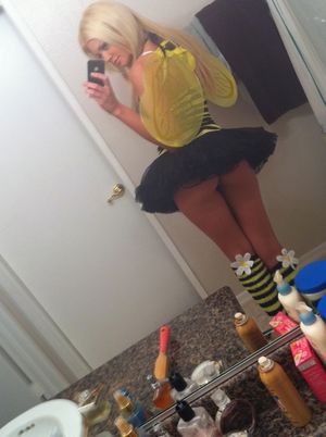 Awesome uniform photo with a lovely blonde