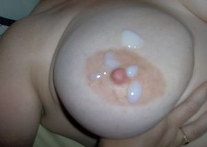 cumming on my mom bfs tits