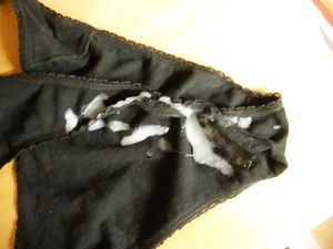 took more of my sisters panties n cumed on them