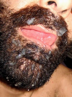 Awesome cum in the face pic with fabulous gay