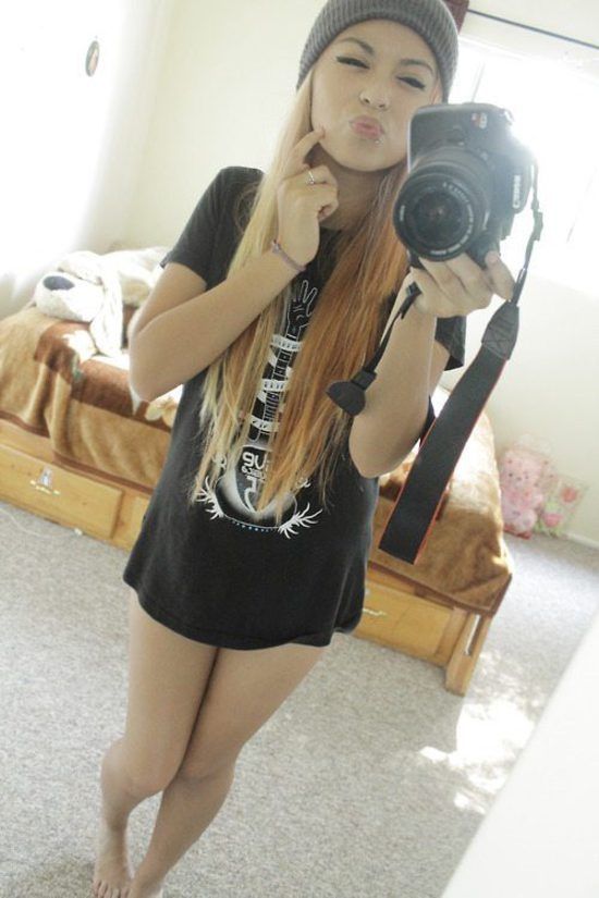 Amazing homemade selfshot photo with a superb japanese teen