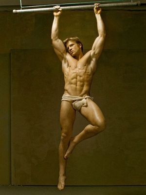 Hot photo with a lovely athletic body