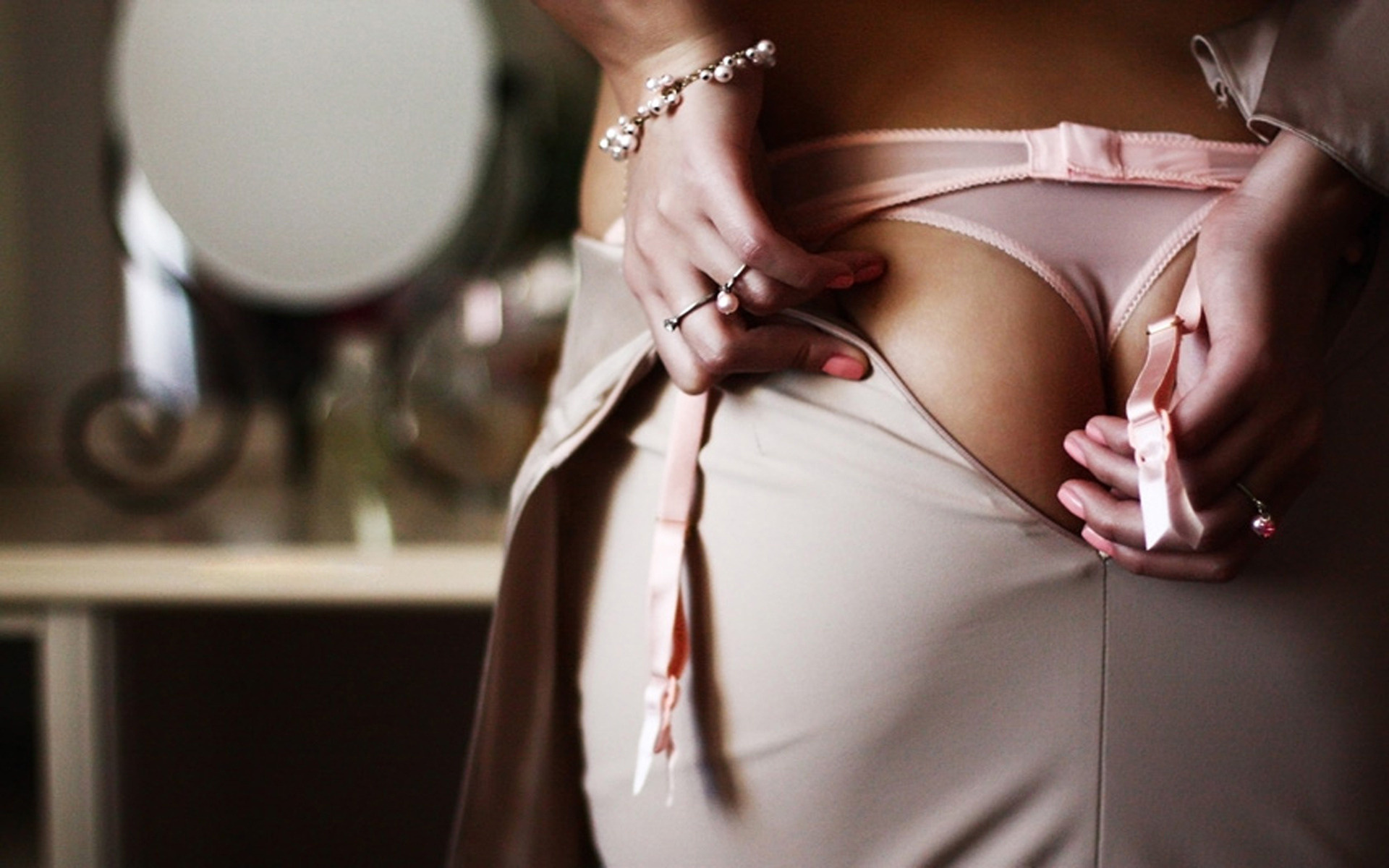 Unzipping.