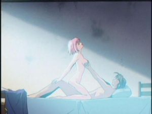 Cute petite hentai teen having sex with an older man in a secret hot affair