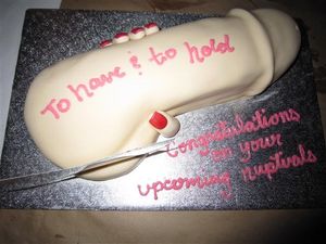 Bachelorette party cake