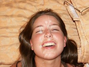 Awesome creampie cum in the face photo with gorgeous amateur