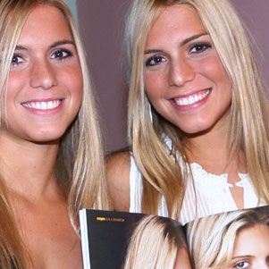 Bia and Branca, twin sisters Brazilian synchronized swimming!