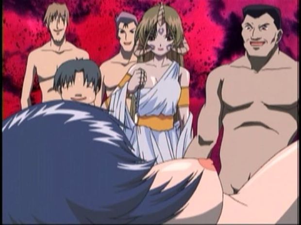 Wild hentai orgy about to happen