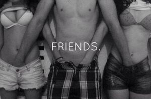 I'd say this is one lucky motherfucker to have friends like those.