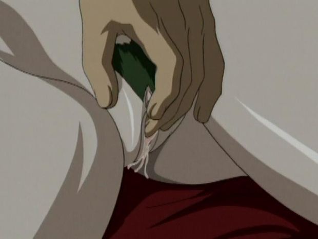 Hot hentai horny slut rubbing her pussy 'til climax
