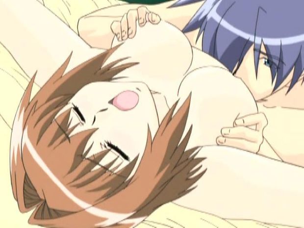 Hardcore anime, sexy hentai girl with huge tits getting her pussy licked so good she is screaming in torturous pleasure