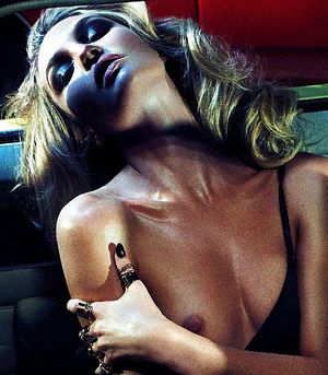 Candice Swanepoel in lingeries & topless