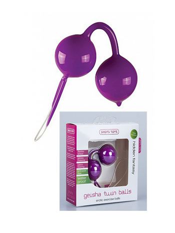 SHOTS GEISHA TWIN BALLS - PURPLE