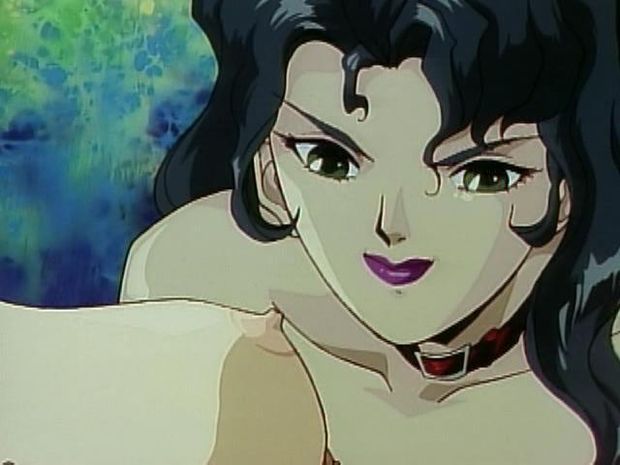 Hentai lesbian beauty about to enjoy her lover's perfect big tit