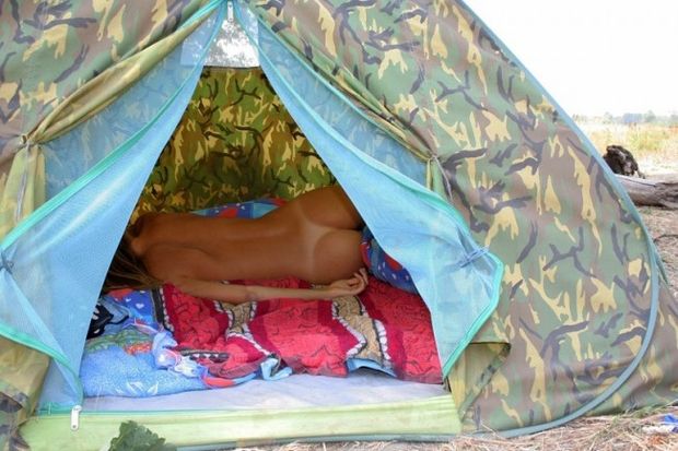 acampamento ...