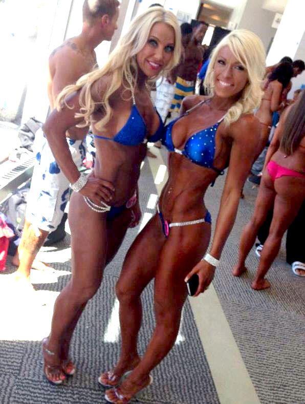 Superb blonde muscular body in incredible homemade girlfriend pic