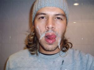 Beautiful gay in a hot bj picture