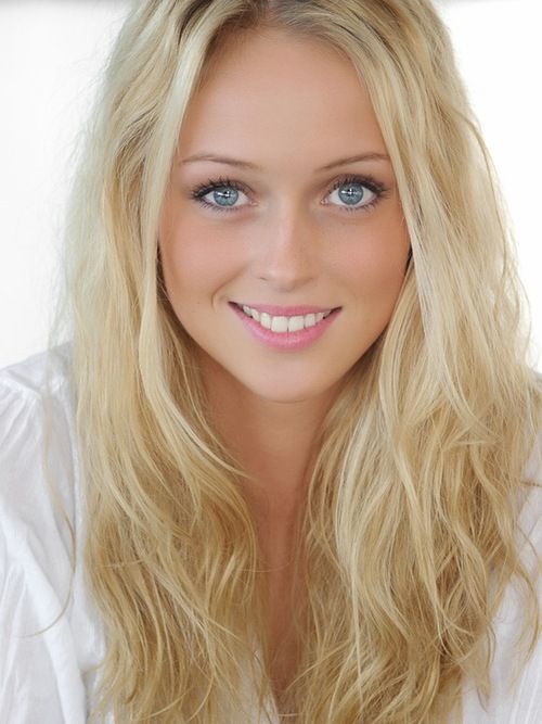 blonde smile