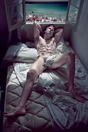 Awesome photo featuring hot gay athletic body