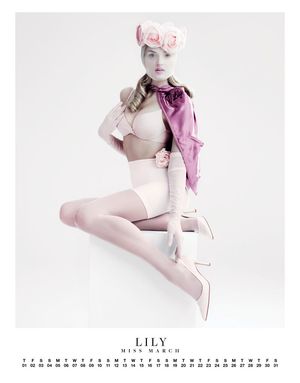 Lily,Super Sexy Model in High Fashion Pantyhose...