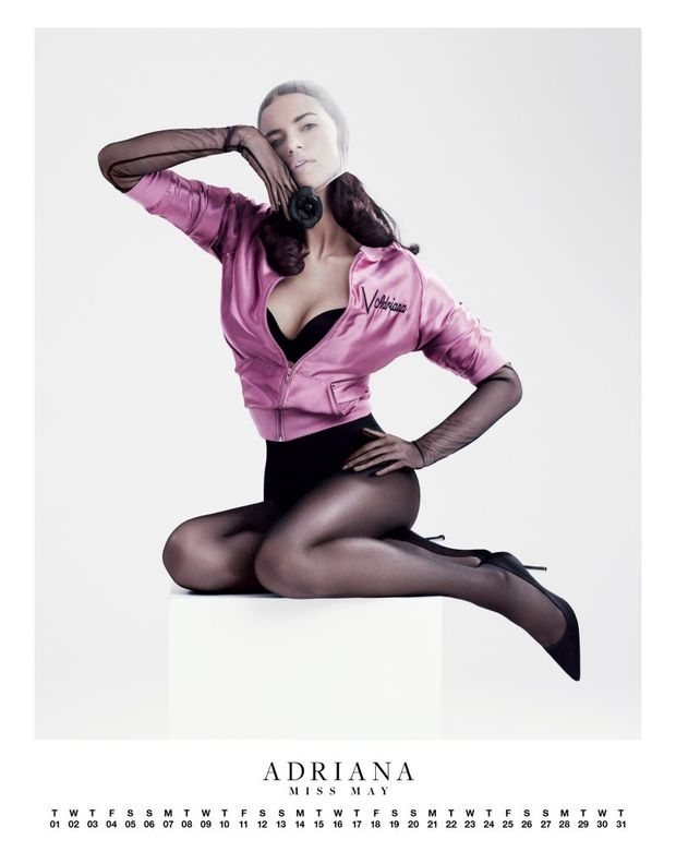 Adriana,Super Sexy Model in High Fashion Pantyhose...