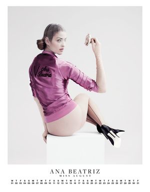 Ana Beatriz,Super Sexy Model in High Fashion Pantyhose...