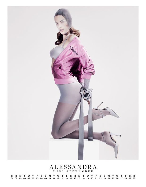 Alessandra,Super Sexy Model in High Fashion Pantyhose...