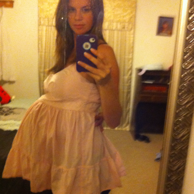 Gorgeous brunette in this hot beginners picture