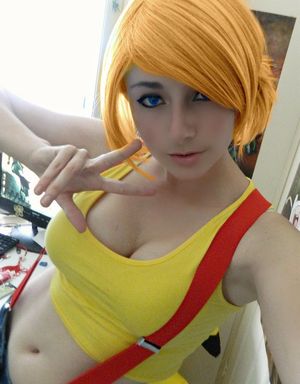 Awesome cosplay pic with a amazing rack