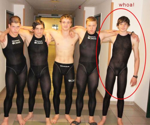 Somebody forgot to wear undies