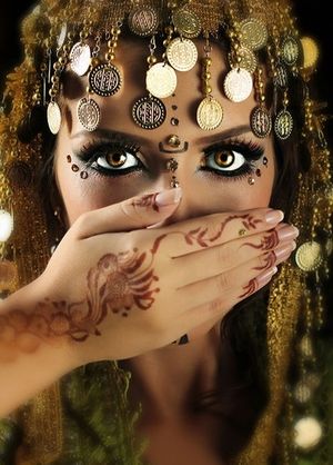 Beautiful indian brunette in amazing photo