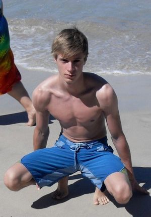 Heres me on my holiday last year What do you think